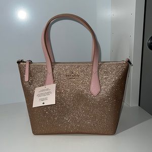 Kate spade rose gold joeley small satchel